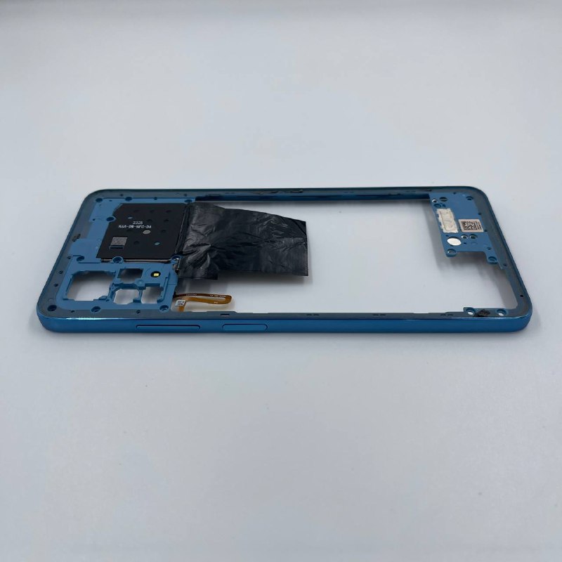 XIAOMI REDMI NOTE 12 PRO рамка (средняя часть) синяя оригинал  (снятая)  с отпечатком пальца