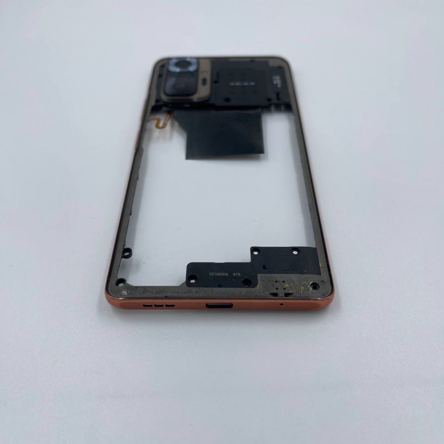 XIAOMI REDMI NOTE 10 PRO рамка (средняя часть) бронза оригинал (снятая) потёртости