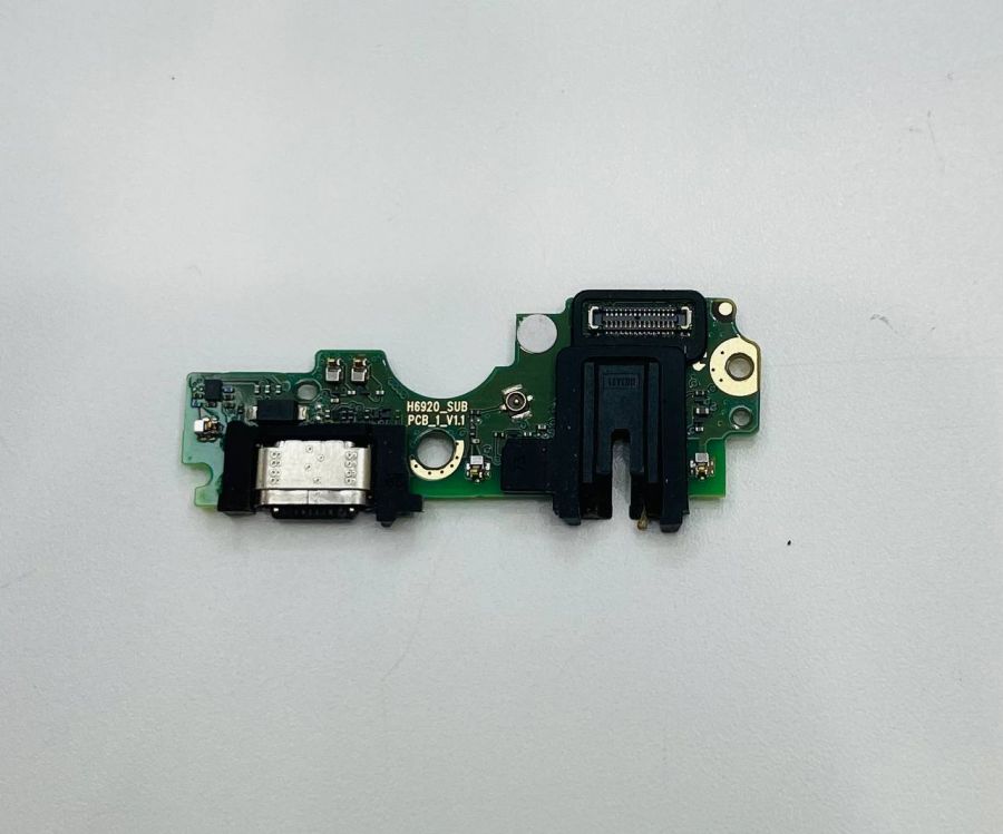 INFINIX HOT 20  нижняя плата с системным разъёмом оригинал с разбора