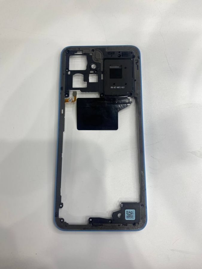 XIAOMI REDMI NOTE 12 4G Рамка (средняя часть) голубая