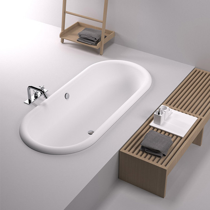 Изображение Овальная встраиваемая ванна Agape Ottocento AVAS0968ZZBR 178x79 см