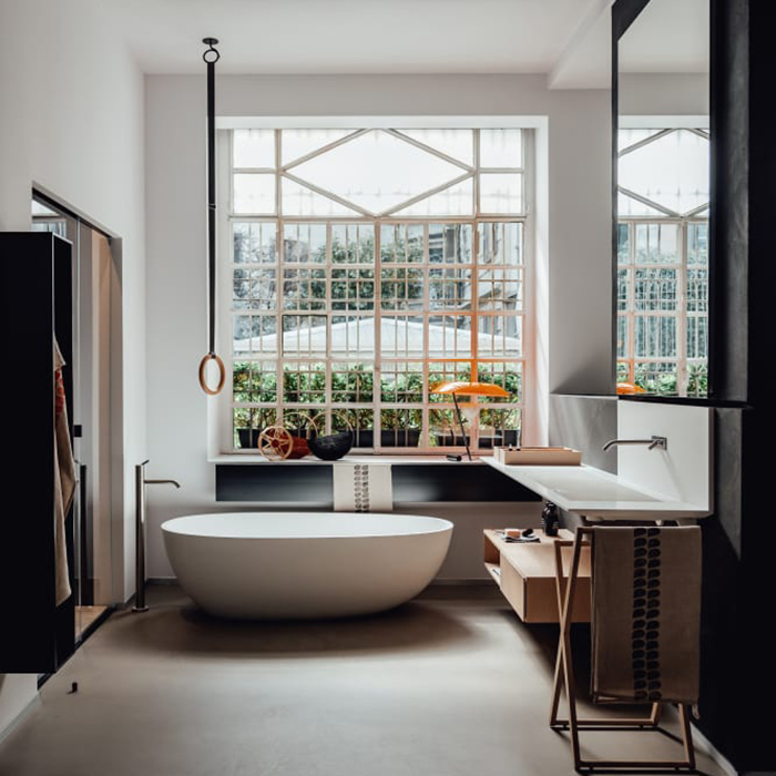 Изображение Овальная отдельностоящая ванна Agape Drop MET0477C 160x85 см