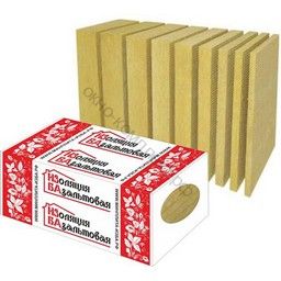 Теплоизоляция "ИЗБА" Стандарт-50 1000*600*50мм (50кг/куб.м, 0,24м3, 8матов=4,8кв.м)  Артикул КЗ001