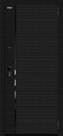 Входная Дверь Bravo Лайнер/SBlack Black Carbon/White Silk 860x2050, 960x2050мм / Браво