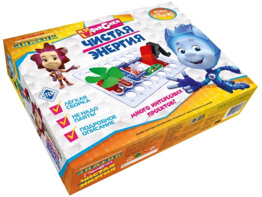 Электронный конструктор ЗНАТОК "Фиксики "Чистая энергия""