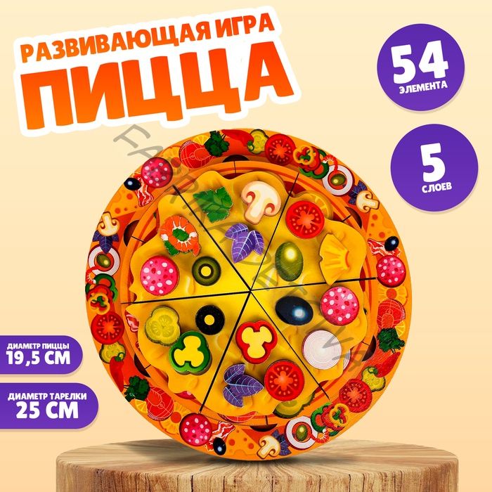 Развивающая игра «Пицца»