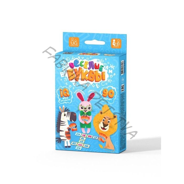 Настольная развлекательная игра «Весёлые Буквы»