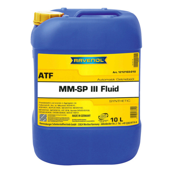 Ravenol ATF MM SP-III Fluid, 10л