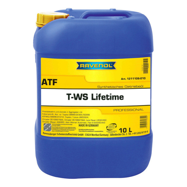 Ravenol ATF T-WS Lifetime Fluid, 10л