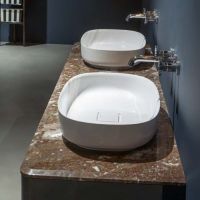 Модульный комплект напольный Antonio Lupi ILBagno с зеркалом схема 3