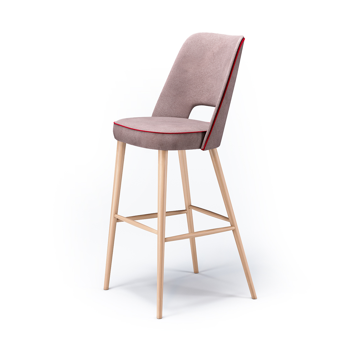 Барный стул дизайнерский Shell 0042