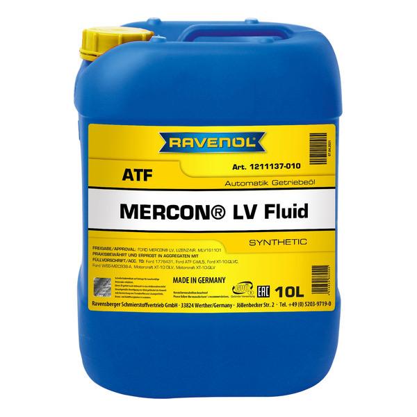 Ravenol Mercon LV, 10л