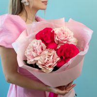 5 французских роз микс