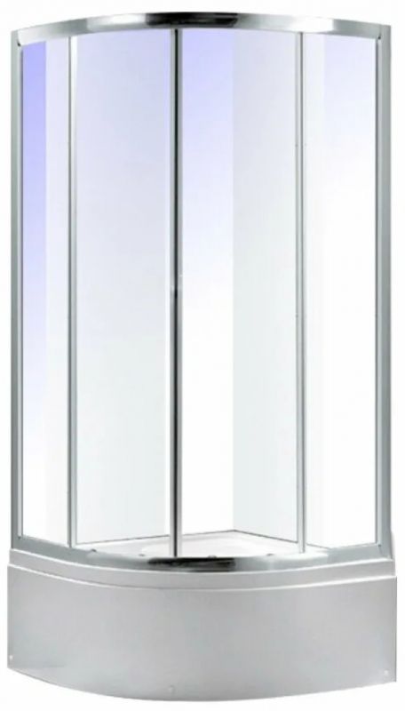 Душевой уголок Maroni UMBRIA 90х90 высокий поддон, матовое стекло UDR090M