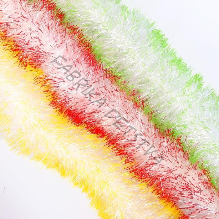 Мишура новогодняя «Зимнее волшебство. Искорка», цветные кончики, d=9 см, 200 см, МИКС (10 штук)