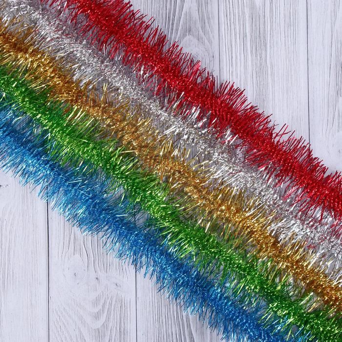 Мишура новогодняя «Волшебство», d=7.5 см, L- 270 см, МИКС (10 штук)