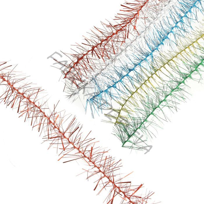 Мишура новогодняя «Глянец» одинарная, d=5 см, L-200 см, МИКС (10 штук)