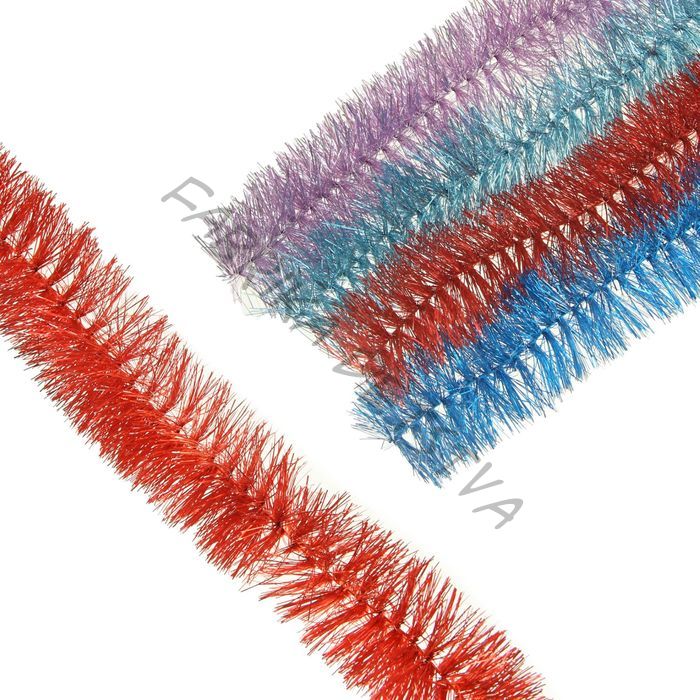 Мишура новогодняя «Норка» d=4.5 см, L-200 см, МИКС (10 штук)