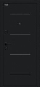 Входная Дверь Bravo Граффити-1 Инсайд/SBlack Букле черное/Slate Art 860x2050, 960x2050мм  С/ Браво