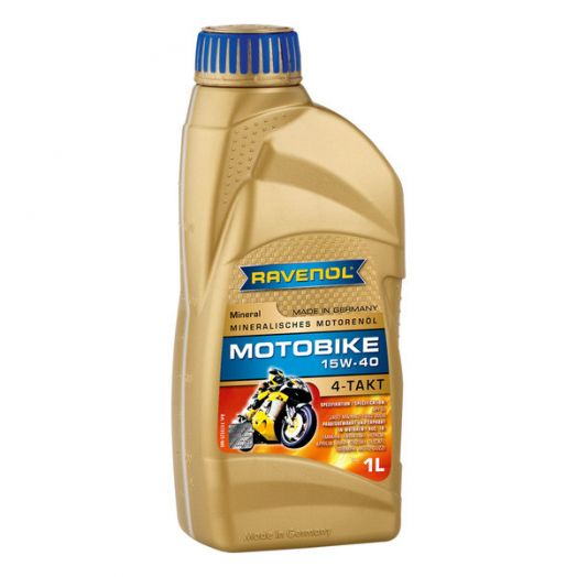 Ravenol Motobike 4-T Mineral 15W-40, 1л