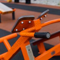 Fix-1709 Уличный тренажер Скамья для пресса + гиперэкстензия