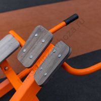 Fix-1709 Уличный тренажер Скамья для пресса + гиперэкстензия