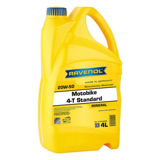 Ravenol Motobike 4-T Standard 20W-50, 4л