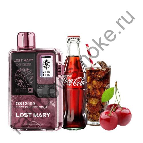 Lost Mary OS 12000 - Игристая Вишневая Кола (Fizzy Cherry Cola)