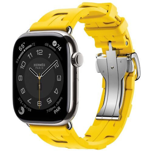 Apple Watch Series 11 Hermes 42mm Kilim Single Tour Sun