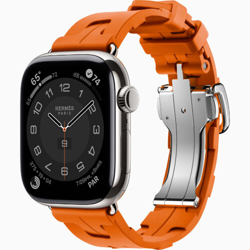 Apple Watch Series 11 Hermes 42 mm Kilim Single Tour Orange