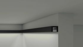 IL12 Black Карниз для Скрытого Освещения Wallstyl NMC В20хШ25хД2000 мм