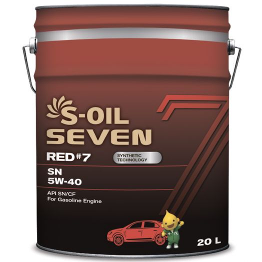 S-OIL 7 RED #7 SN 5W-40, 20л