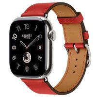 Apple Watch Series 11 Hermes 42mm ремешок Single Tour Rouge Radieux