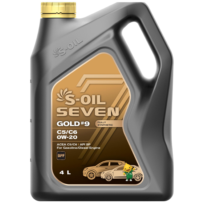 S-OIL 7 GOLD #9 C5/C6 0W-20, 4л
