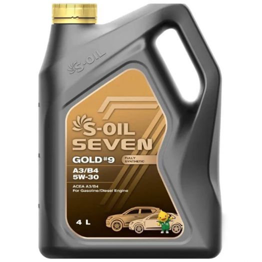S-OIL 7 GOLD #9 A3/B4 5W-30, 4л