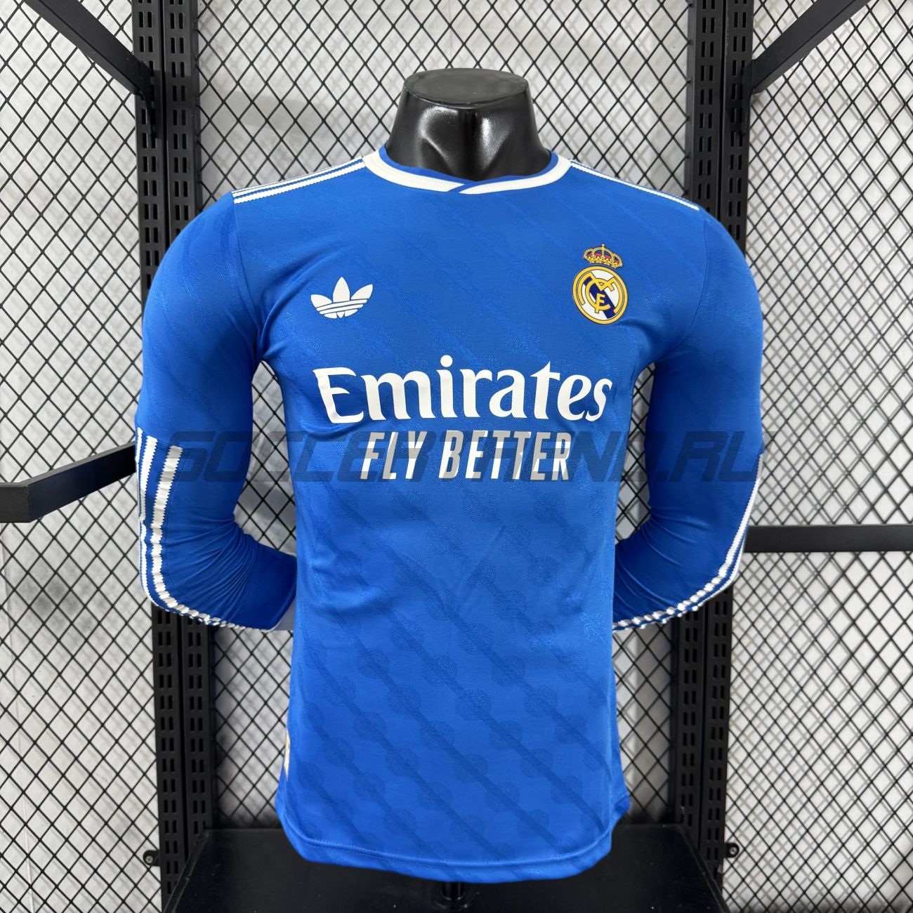 Резервная форма Real Madrid(длинный рукав/игровая версия) 25/26
