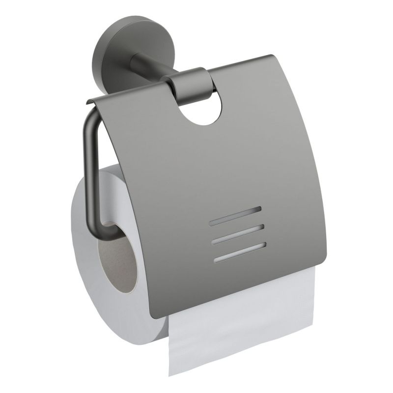 AQ4609BGM БЕТТА бумагодержатель с крышкой, оружейная сталь