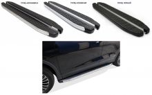 Подножки боковые, OMSA Blackline, для VW Tiguan 3