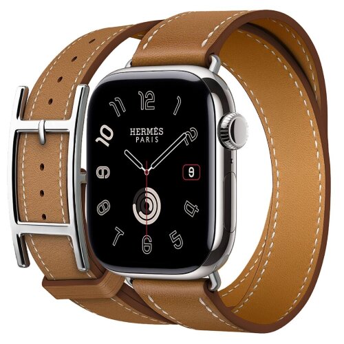Apple Watch Series 11 Hermes 46 mm Hapi Double Tour Gold