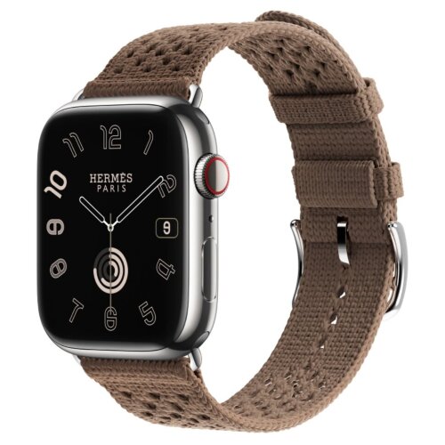 Apple Watch Hermes Series 11 46 мм Beige de Weimar Tricot Single Tour