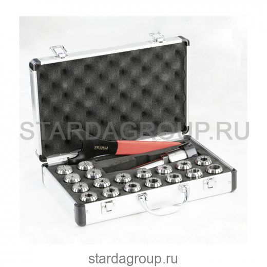 Патрон цанговый с набором цанг DJ-09056A-3-ER32 STARDA