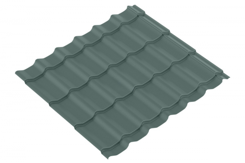 Металлочерепица Monterrey 0.5 Полиэстер RAL 7005