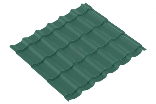 Металлочерепица Monterrey 0.5 Полиэстер двусторонний RAL 6005