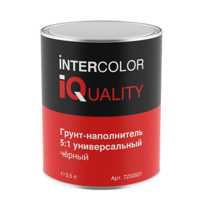 IQ Грунт-наполнитель 5:1 универсальный черный объем 3.5л.