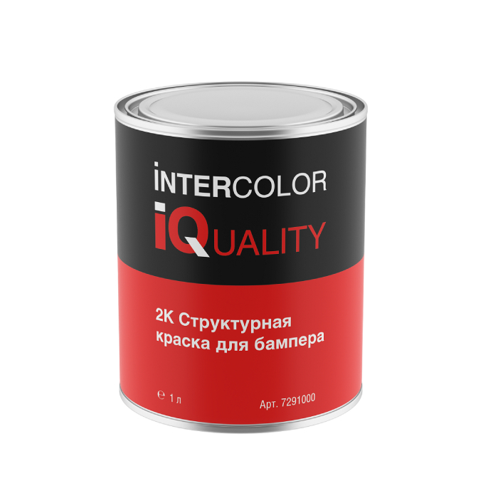 IQ 2K Структурная краска для бампера объем 1л.