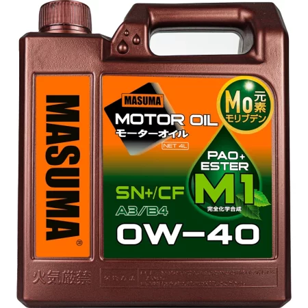 Masuma Motor Oil 0W-40 M1 SN+/CF, A3/B4, 4л