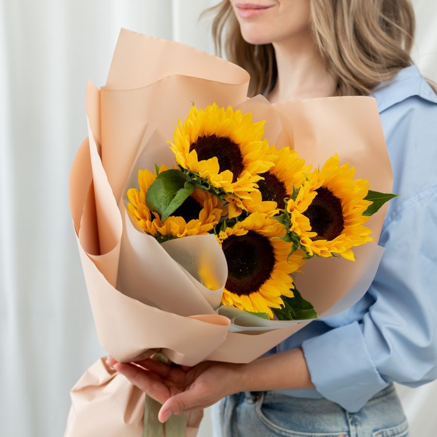 5 подсолнухов