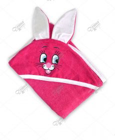 Уголок детский "Зайка" с ушками розовый