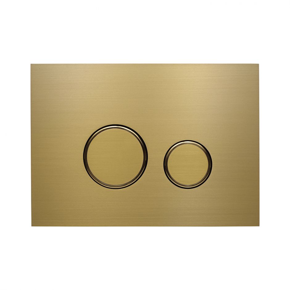 Золотая клавиша для смыва KKPOL Aquafiori Sfera 350/AFS/053-00-00 ФОТО