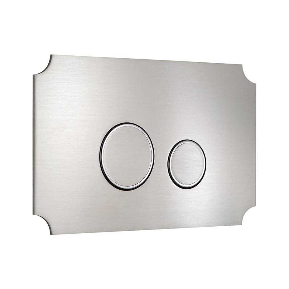 Кнопка для инсталляции унитаза KKPOL Aquafiori Vintage 350/AFV/071-00-00 нержавеющая сталь